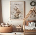 affiche personnalisée enfant féérique