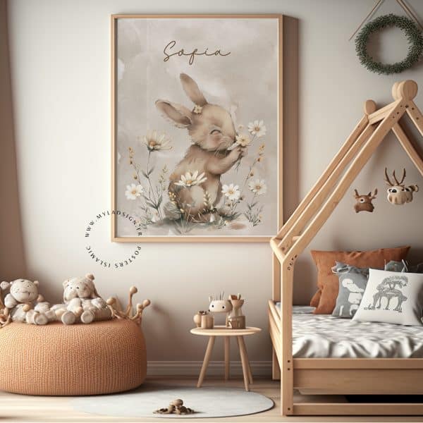 affiche personnalisée enfant féérique